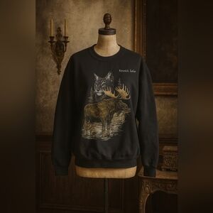 Vintage Kennisis Lake Wildlife Sweatshirt